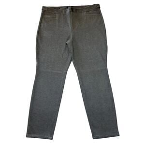 Talbots Size 14p Lexington Pant Heathered Melange Textured Ponte Knit Ankle